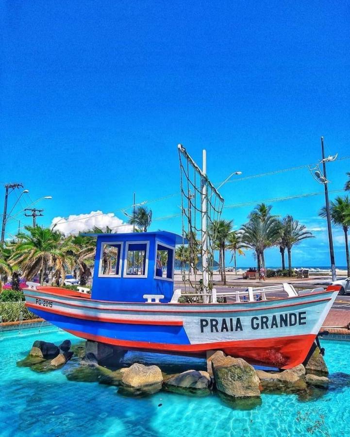 Linda e Aconchegante Casa com Piscina perto da Praia Praia Grande (Santos) Exterior foto
